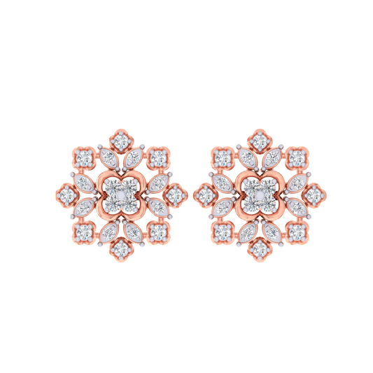 Lilette Diamond Stud Earrings