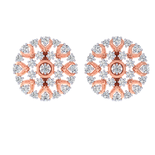 Anaika Diamond Stud Earrings