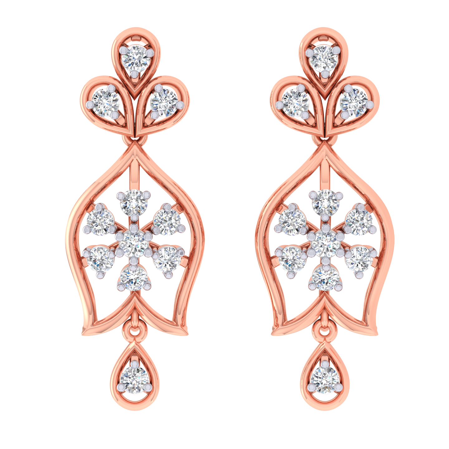 Yula Diamond Dangling Earrings