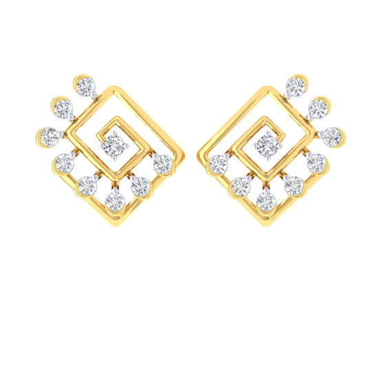 Pakiza Diamond Stud Earrings