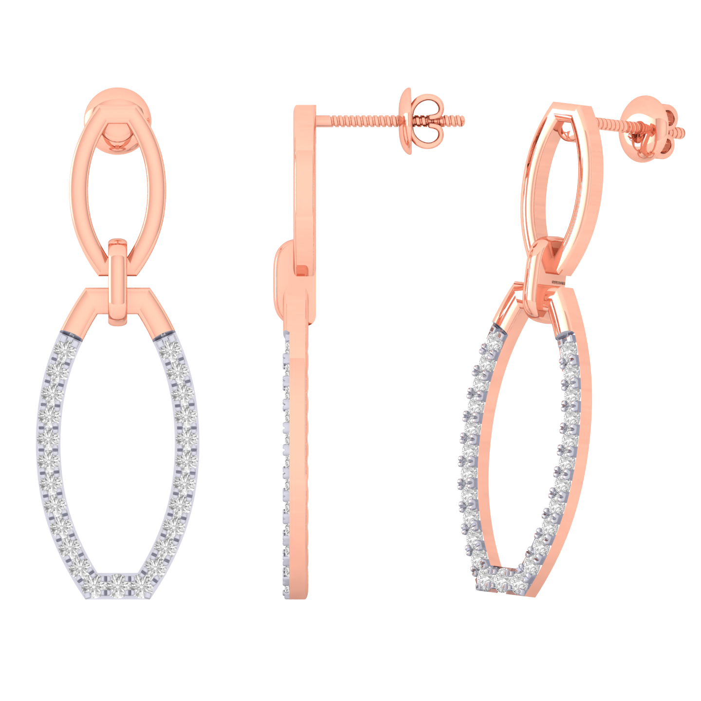 Resha Diamond Hanging Earrings