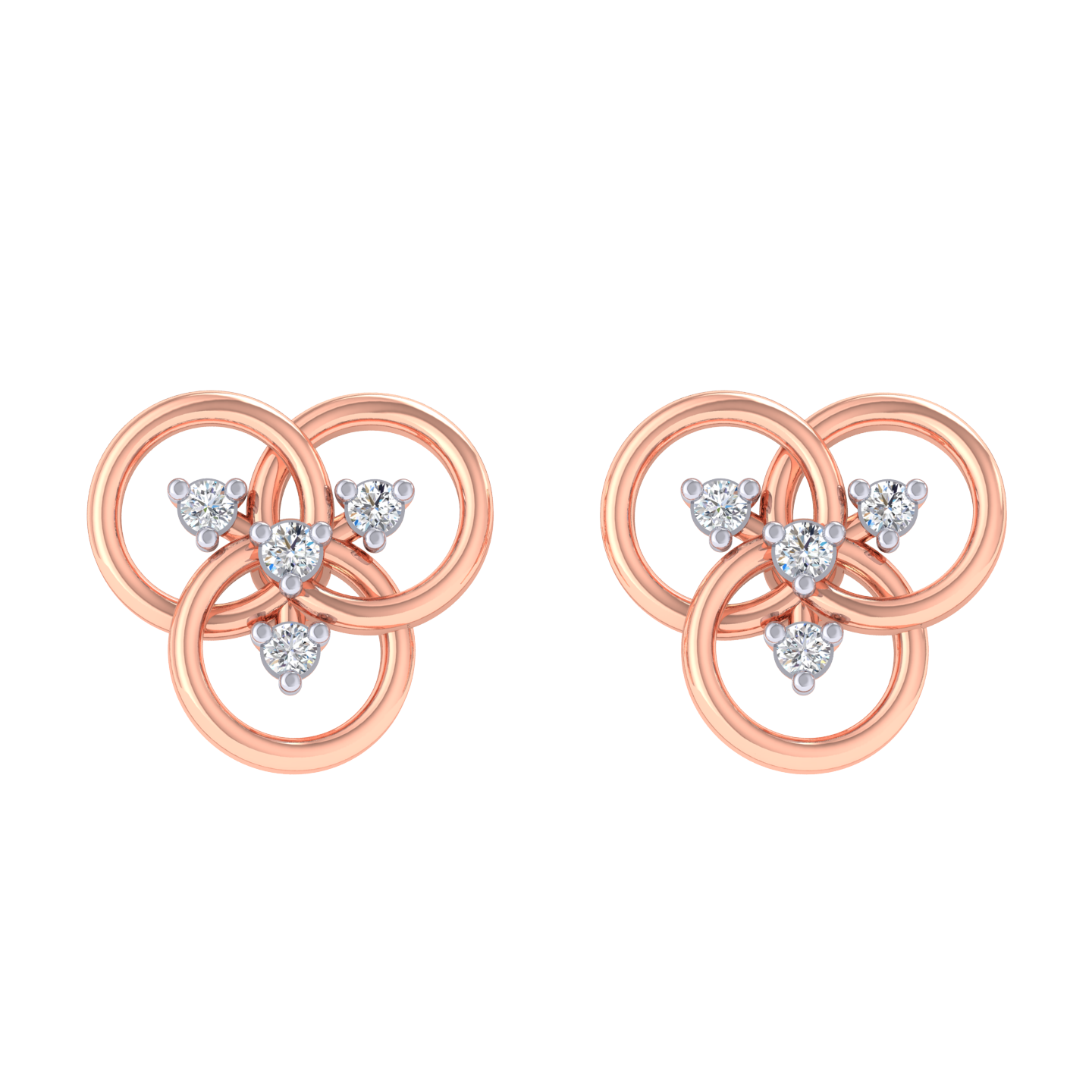 Fiena Diamond Stud Earrings