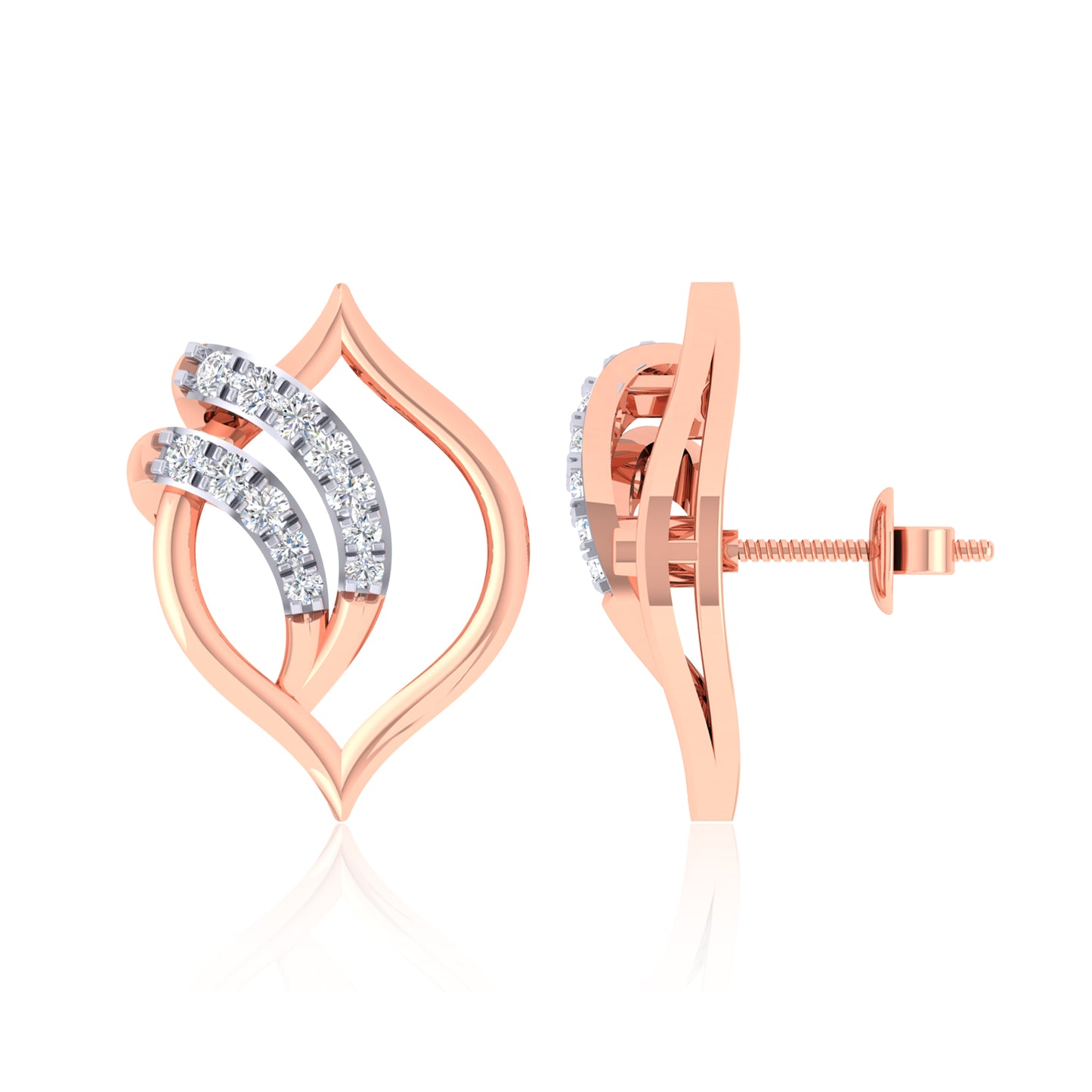 Amala Diamond Stud Earrings