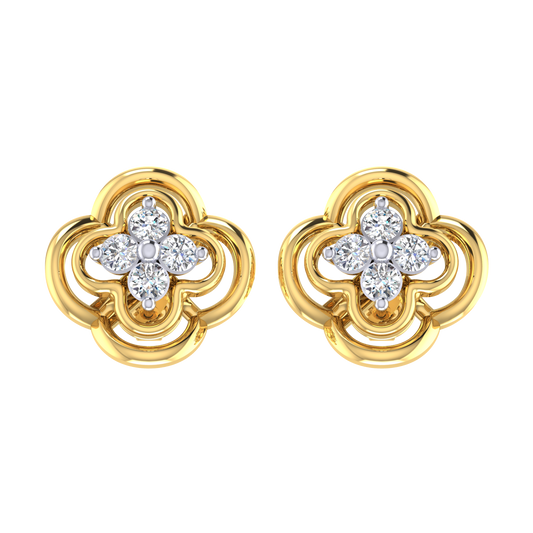 Amilia Diamond Stud Earrings