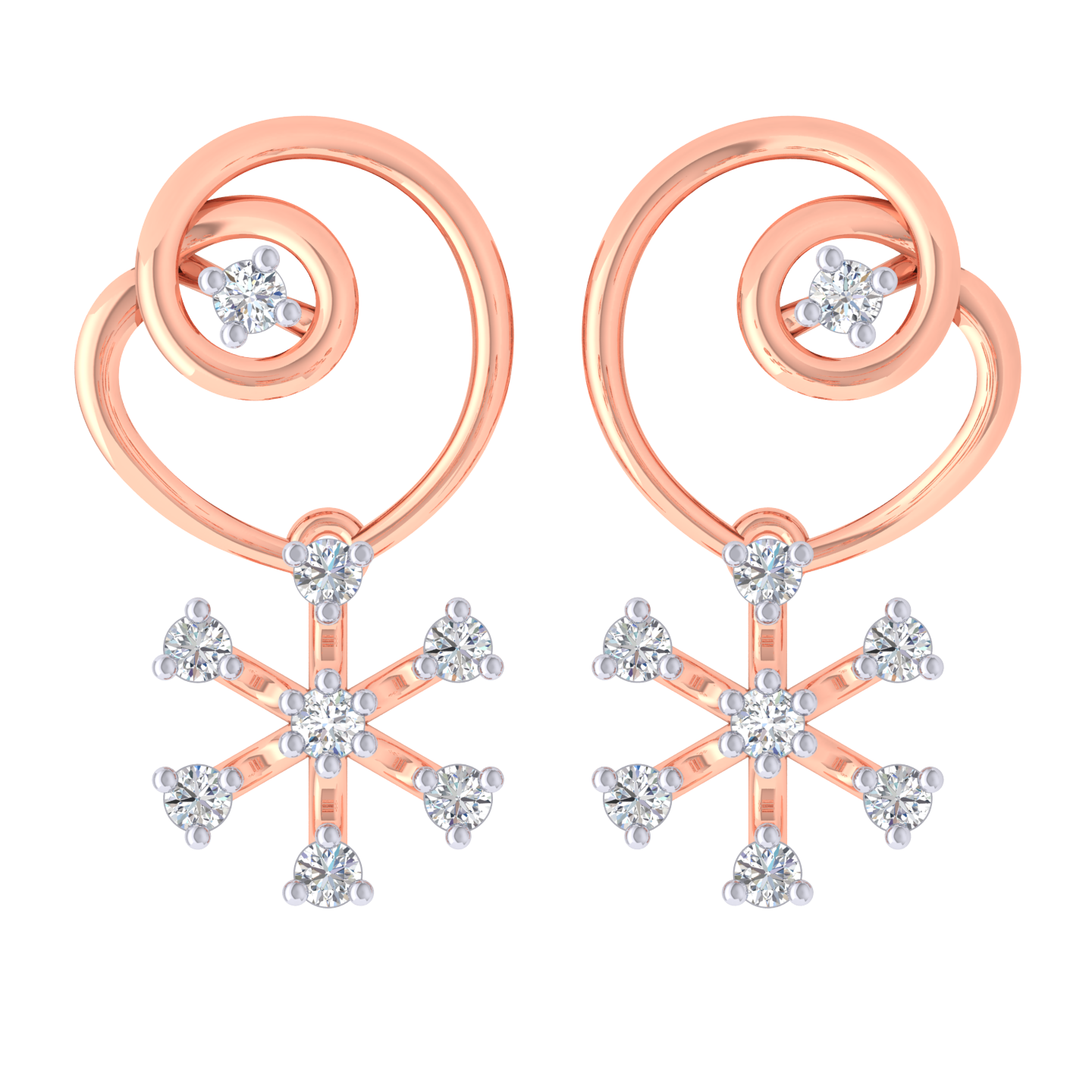 Maxi Diamond Dangler Earrings