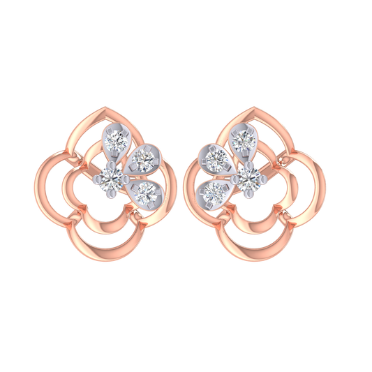 Faustina Diamond Stud Earrings