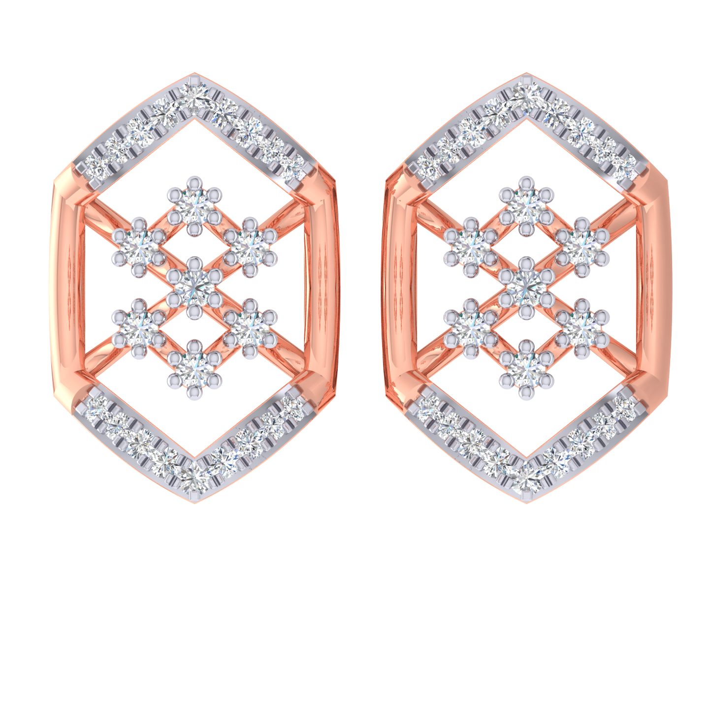 Marcella Diamond Stud Earrings