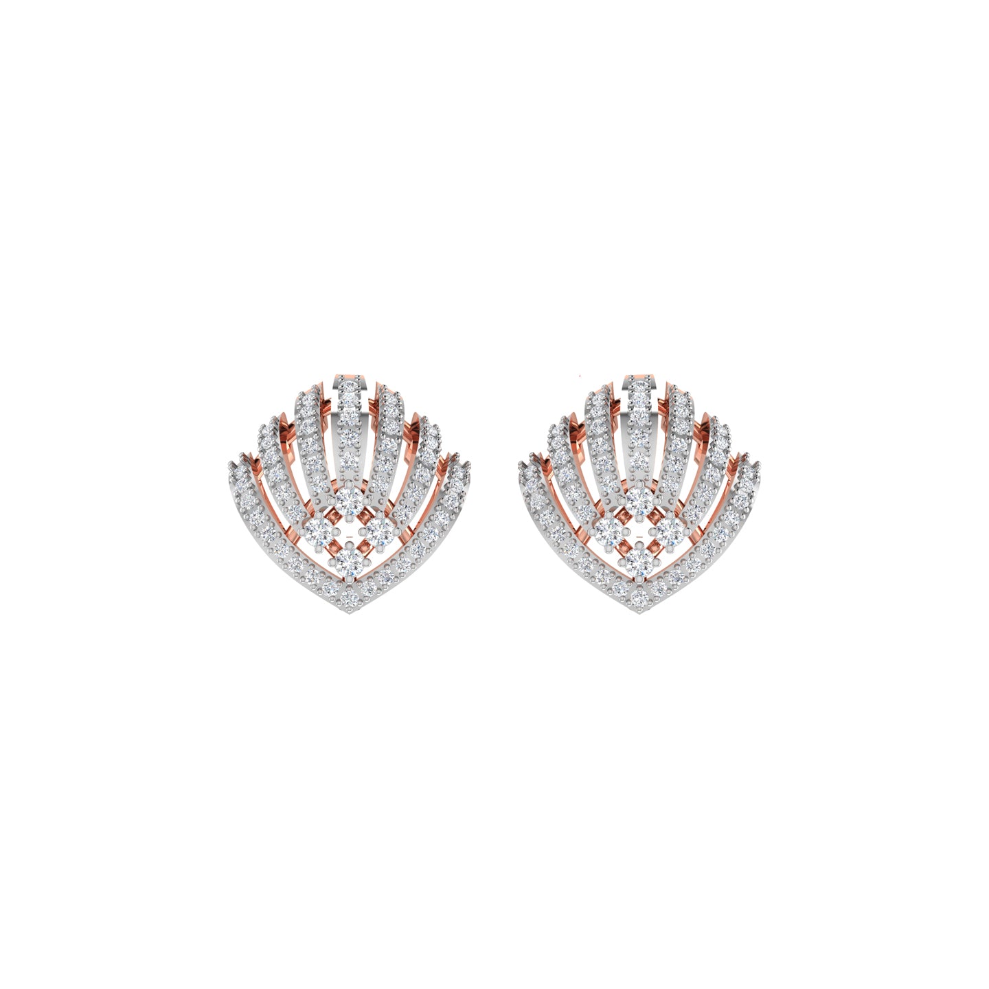 Sergia Diamond Stud Earrings