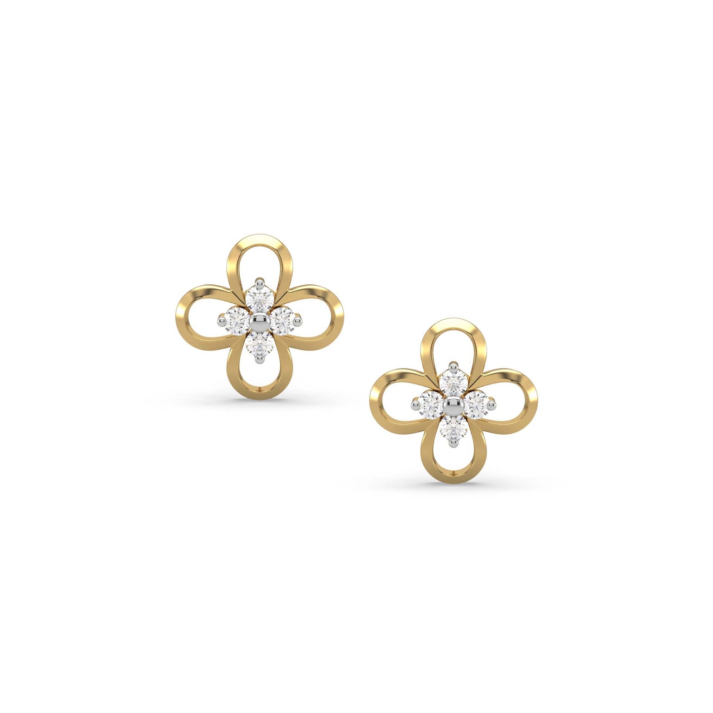 Penelope Diamond Stud Earrings