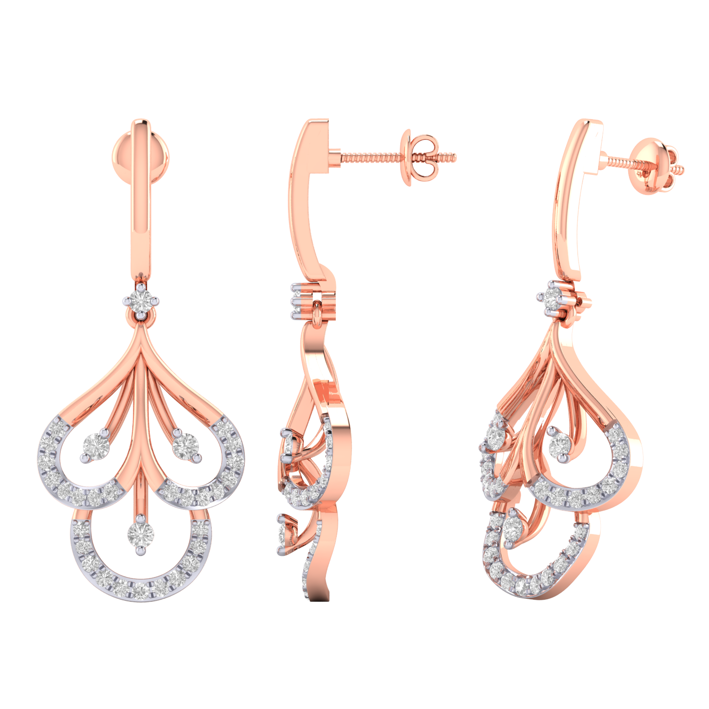 Zoey Diamond Dangler Earrings