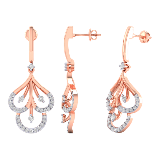 Zoey Diamond Dangler Earrings