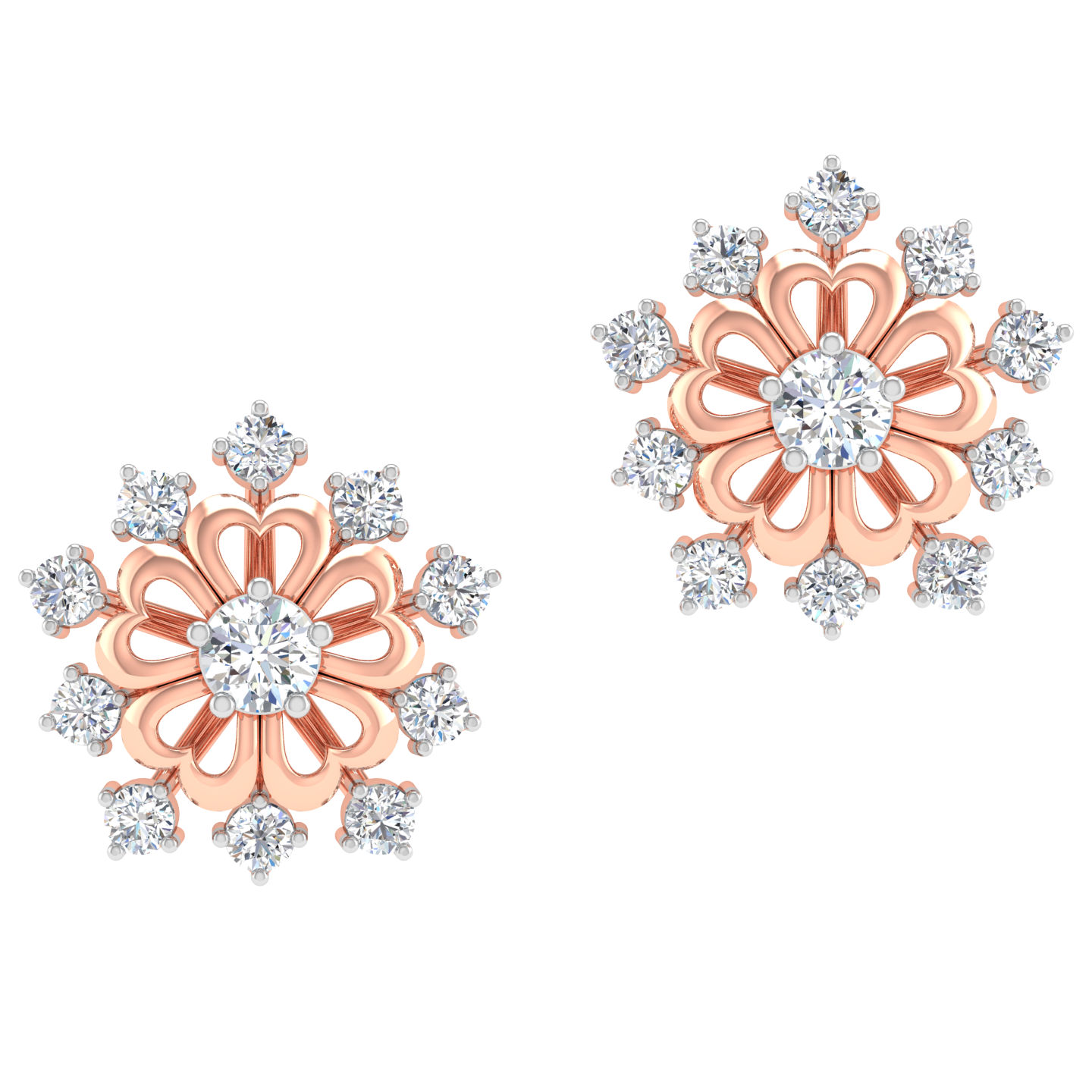 Alisha Diamond Stud Earrings