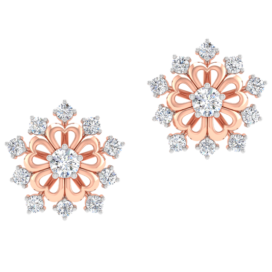 Alisha Diamond Stud Earrings