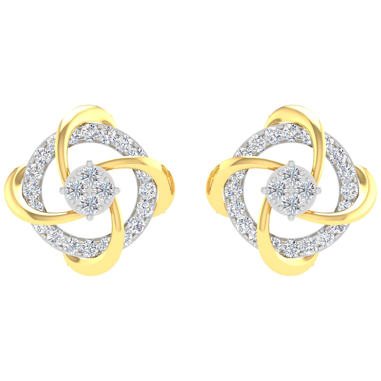 Harmony Diamond Stud Earrings