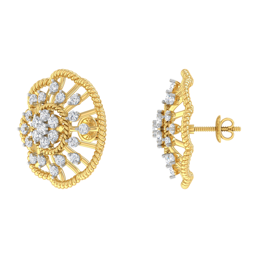 Brynne Diamond Stud Earrings