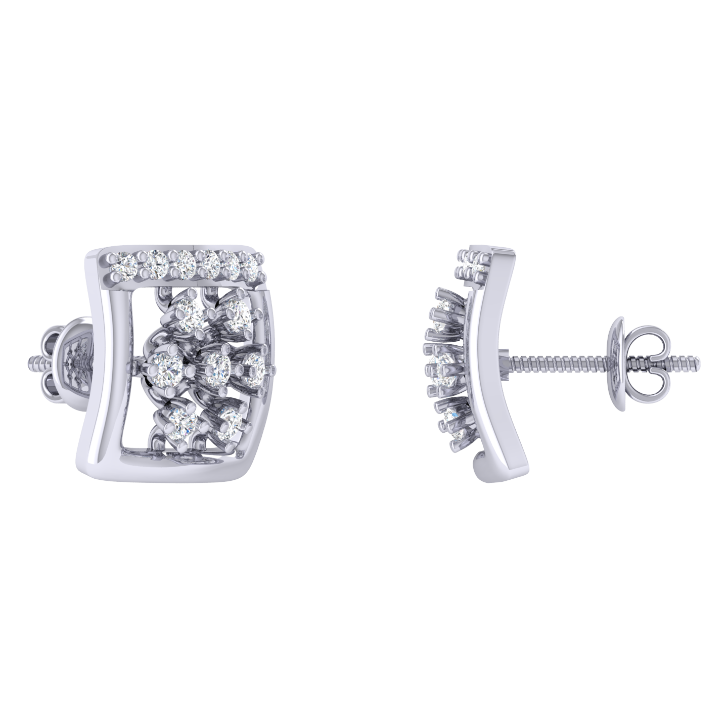 Lilah Diamond Stud Earrings