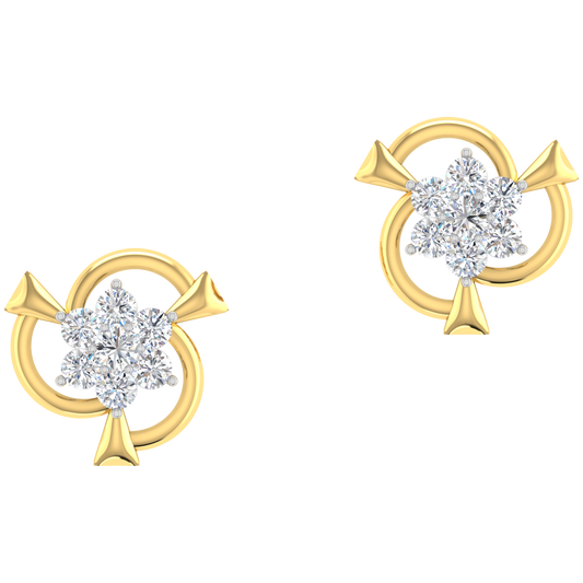 Hayden Diamond Stud Earrings