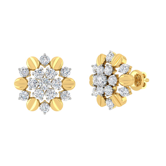 Michaela Diamond Stud Earrings