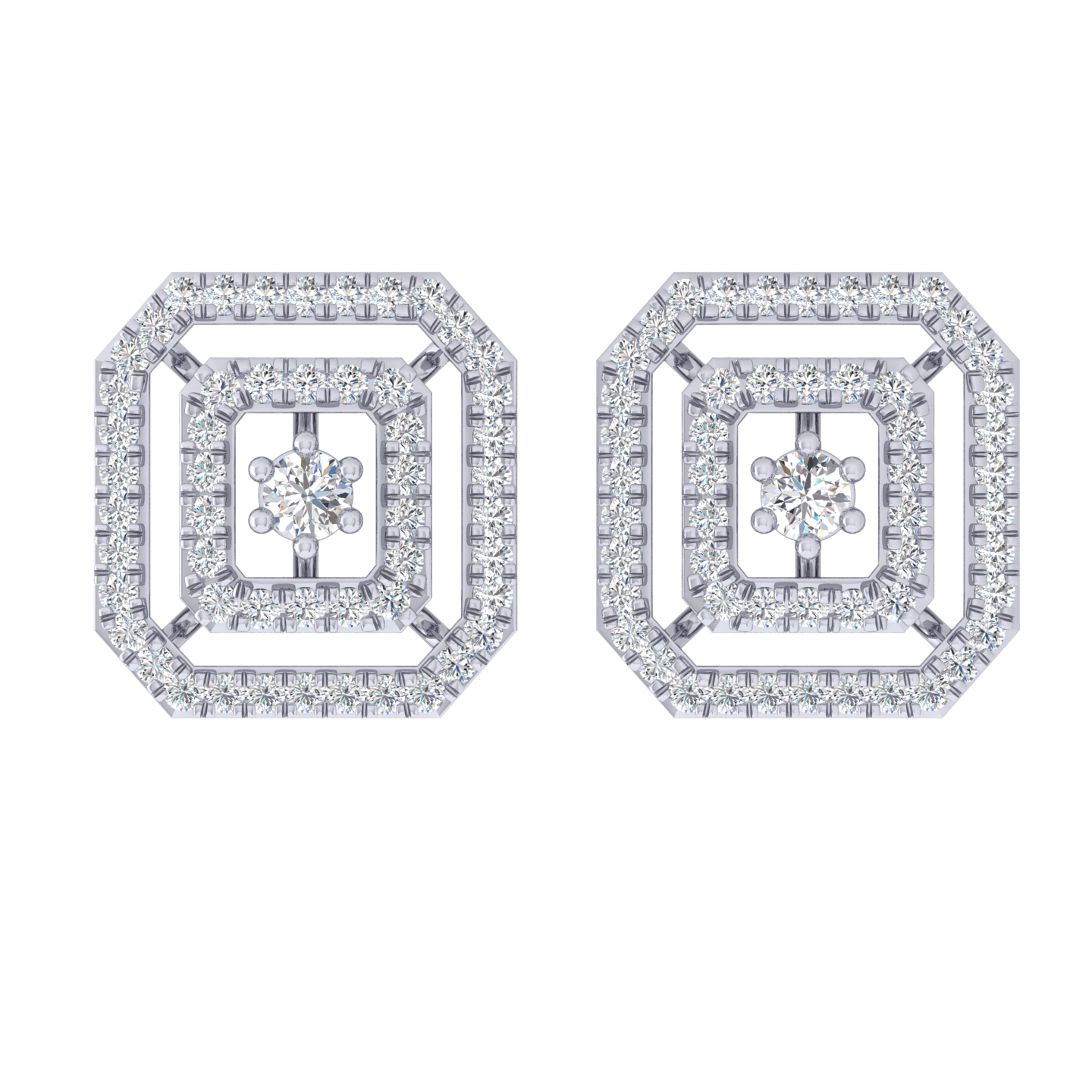 Haisley Diamond Stud Earrings