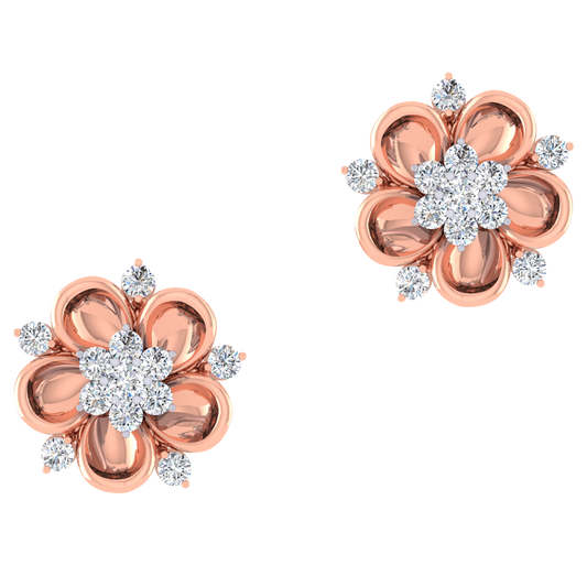 Nesma Diamond Stud Earrings