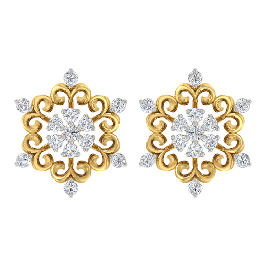 Nylah Diamond Stud Earrings