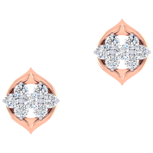 Sylene Diamond Stud Earrings