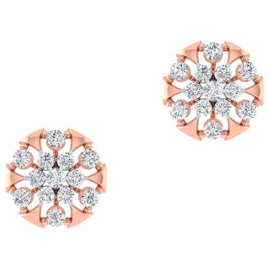 Saisha Diamond Stud Earrings