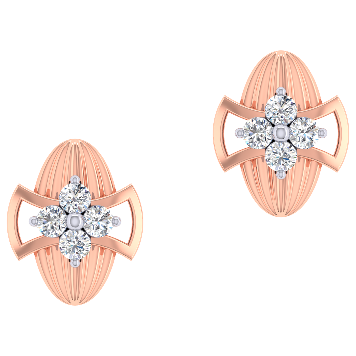 Anisha Diamond Stud Earrings