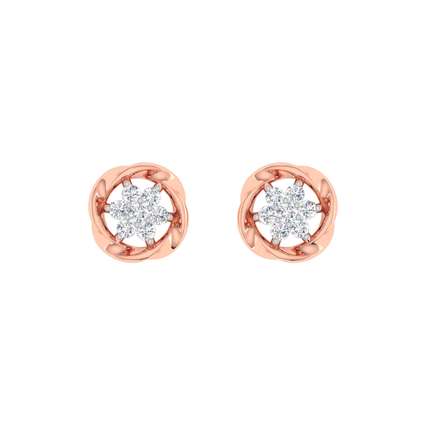 Lorelei Diamond Stud Earrings