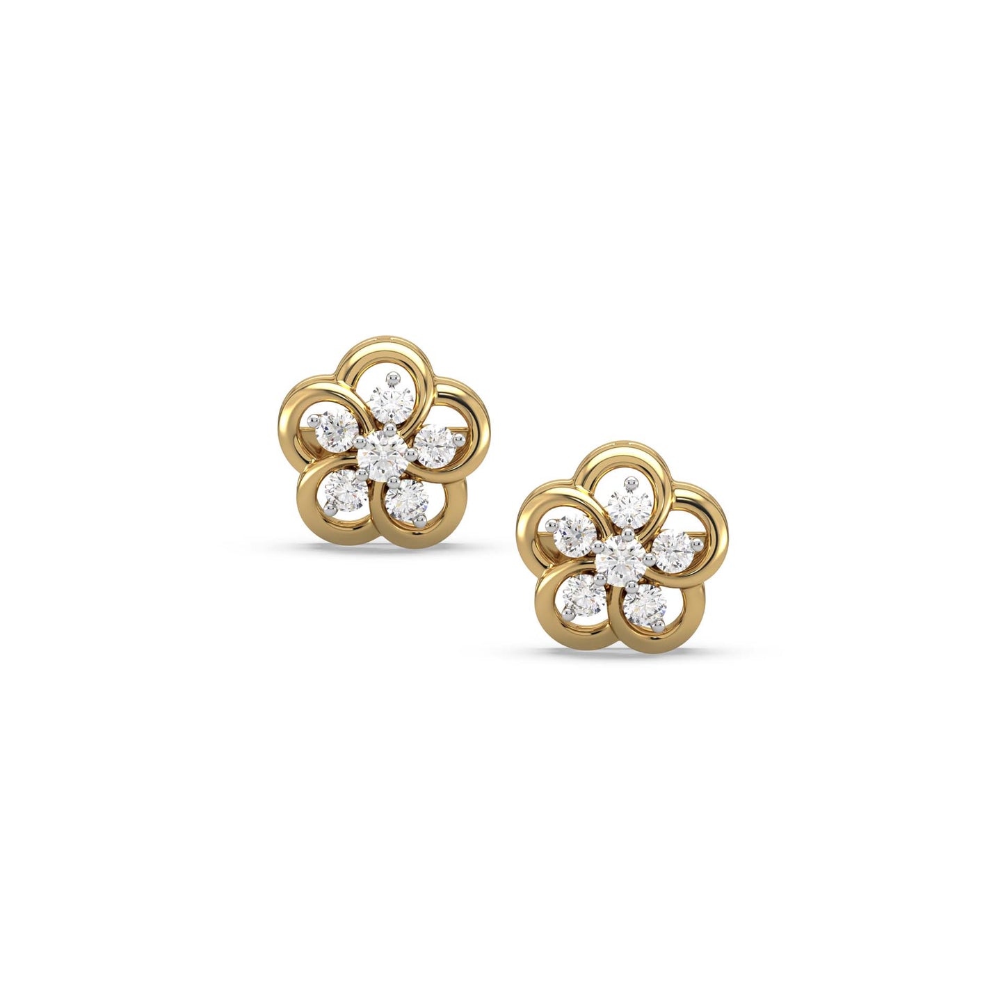 Abby Diamond Stud Earrings