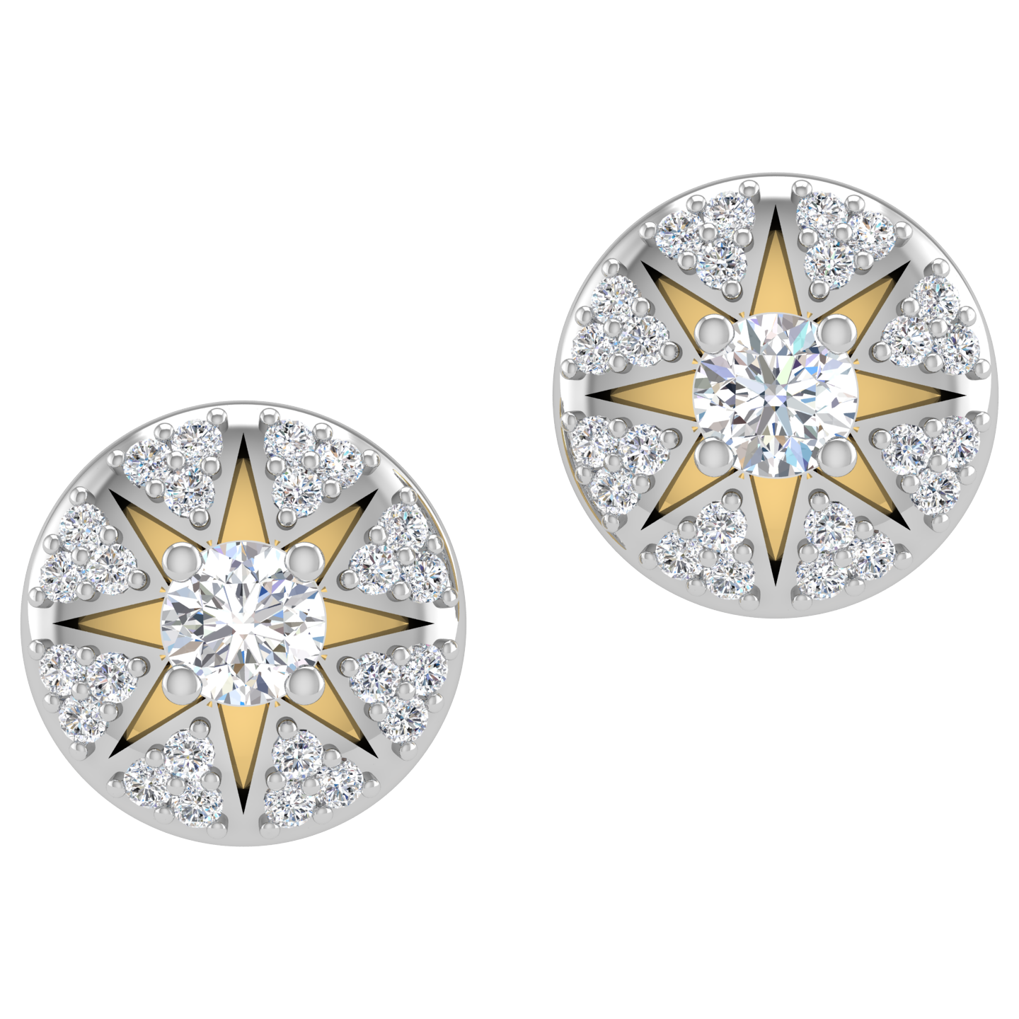 Yana Diamond Stud Earrings