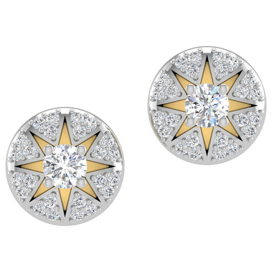 Yana Diamond Stud Earrings