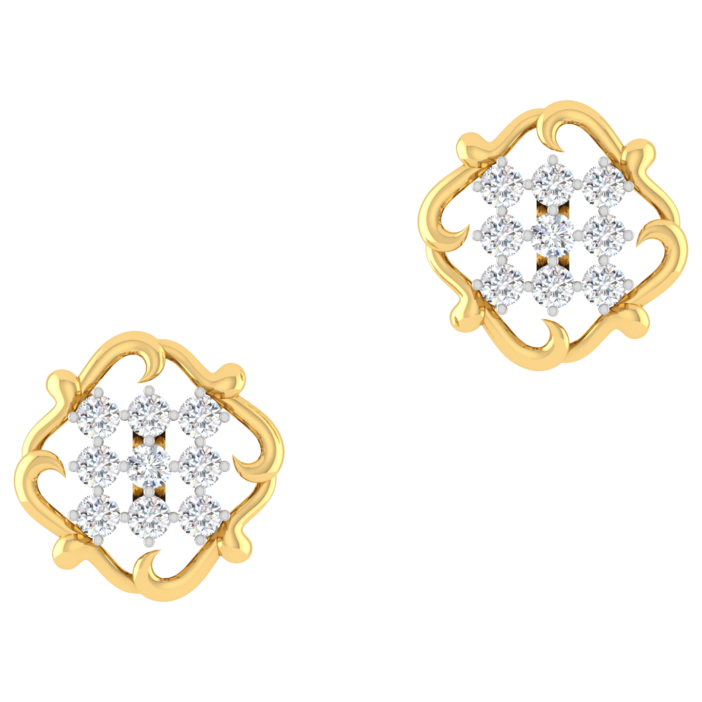 Mysti Diamond Stud Earrings