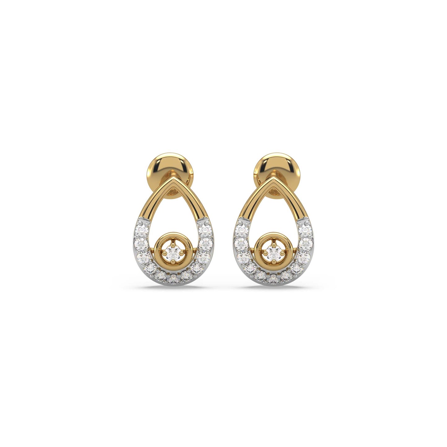 Mae Diamond Stud Earrings