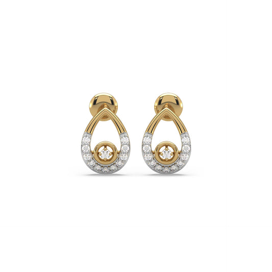 Mae Diamond Stud Earrings