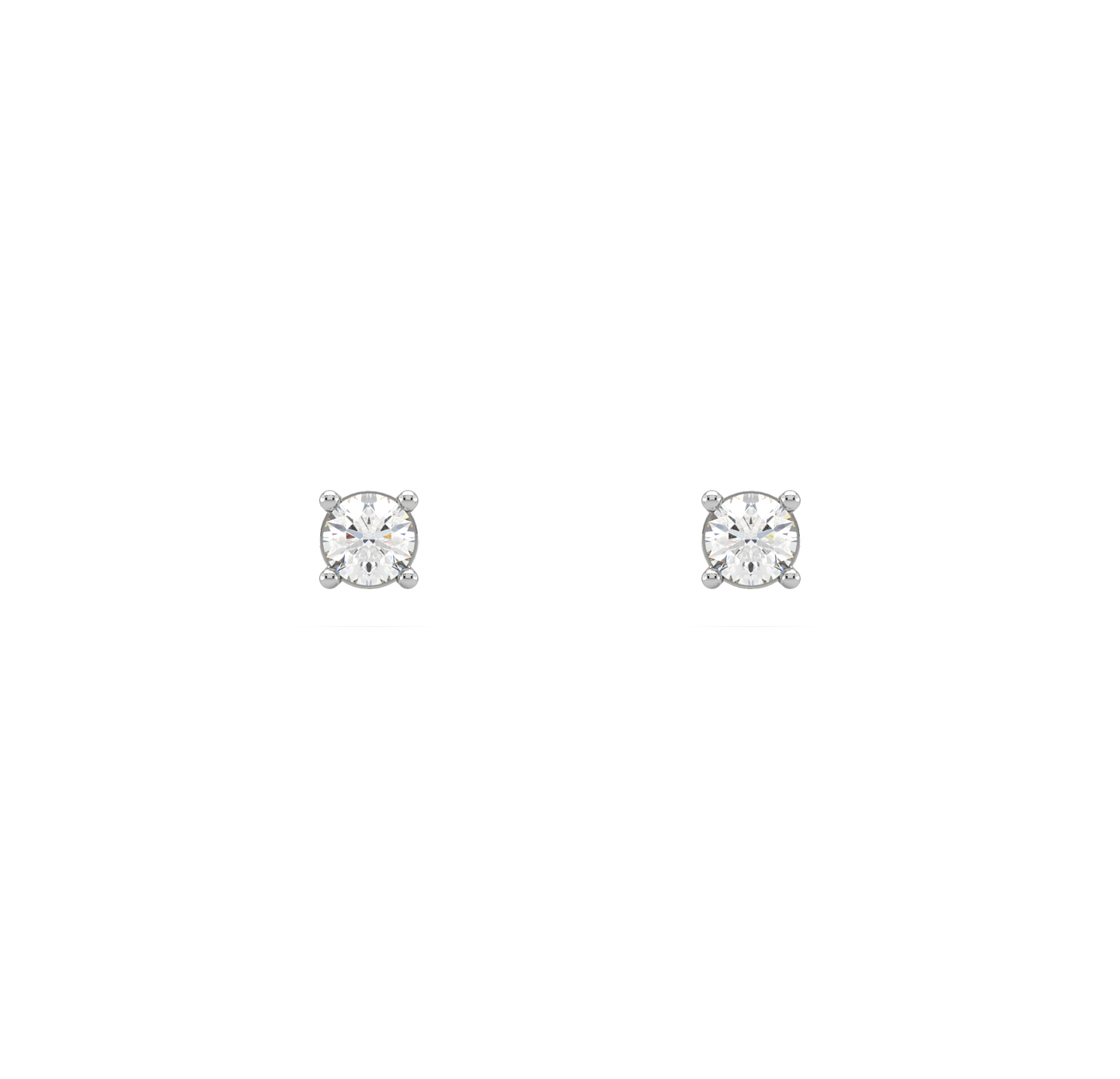 Little Round Kids Diamond Earrings