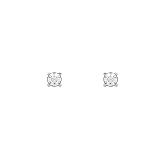 Little Round Kids Diamond Earrings