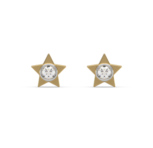 Lumia Star Kids Diamond Earrings
