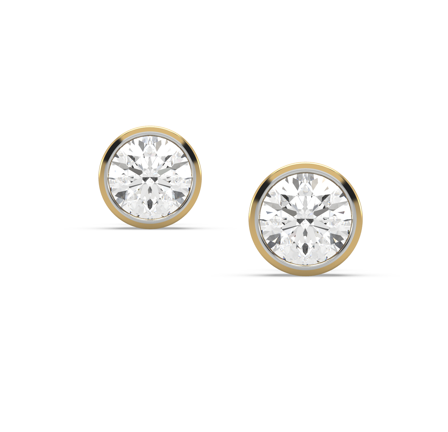 Zahara Diamond Solitaire Earrings