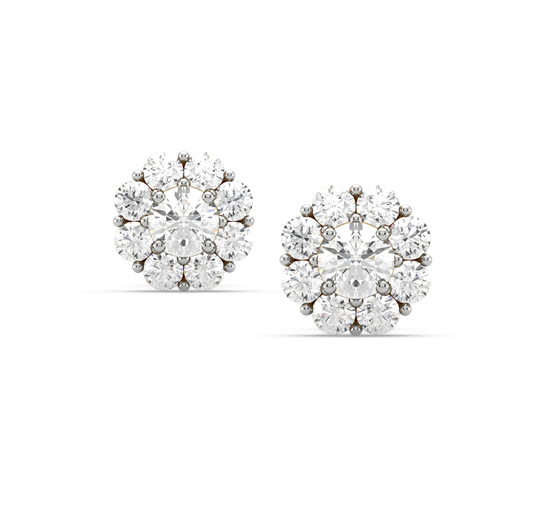 Tamarka Diamond Solitaire Stud Earrings