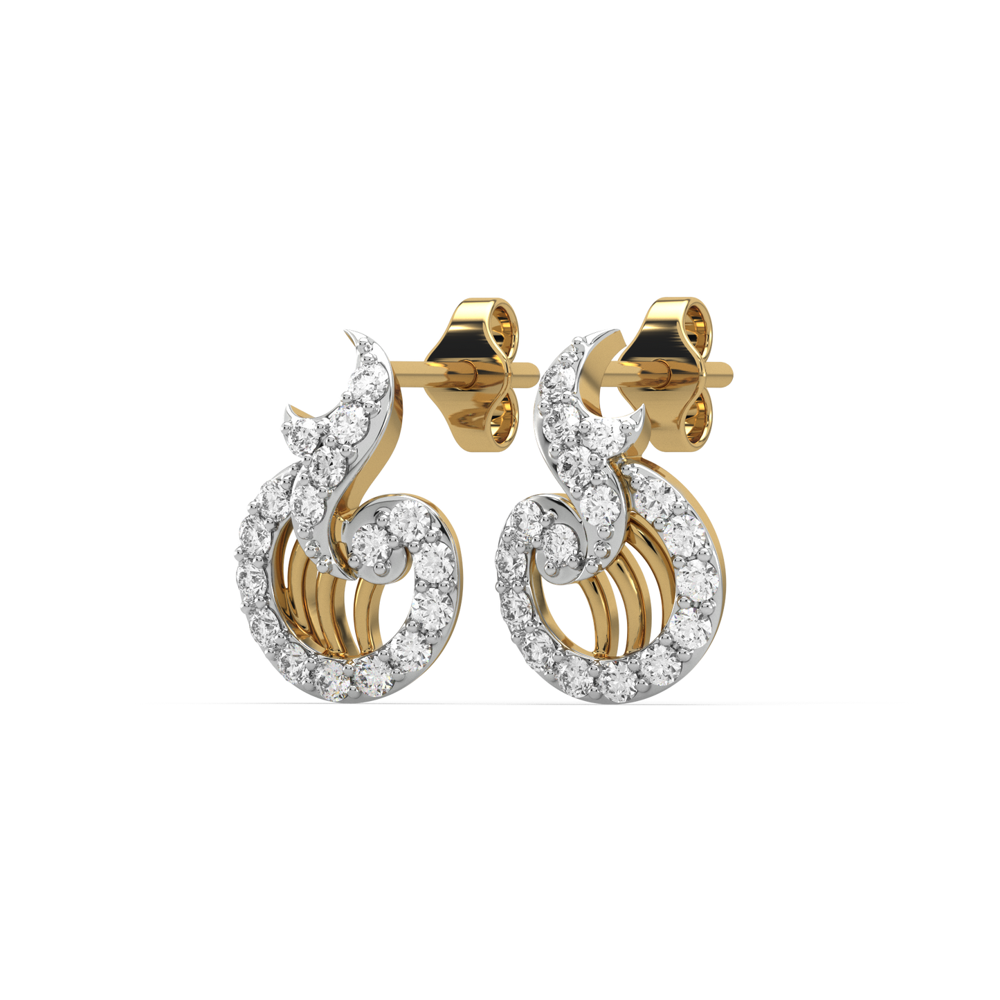 Erin Diamond Stud Earrings