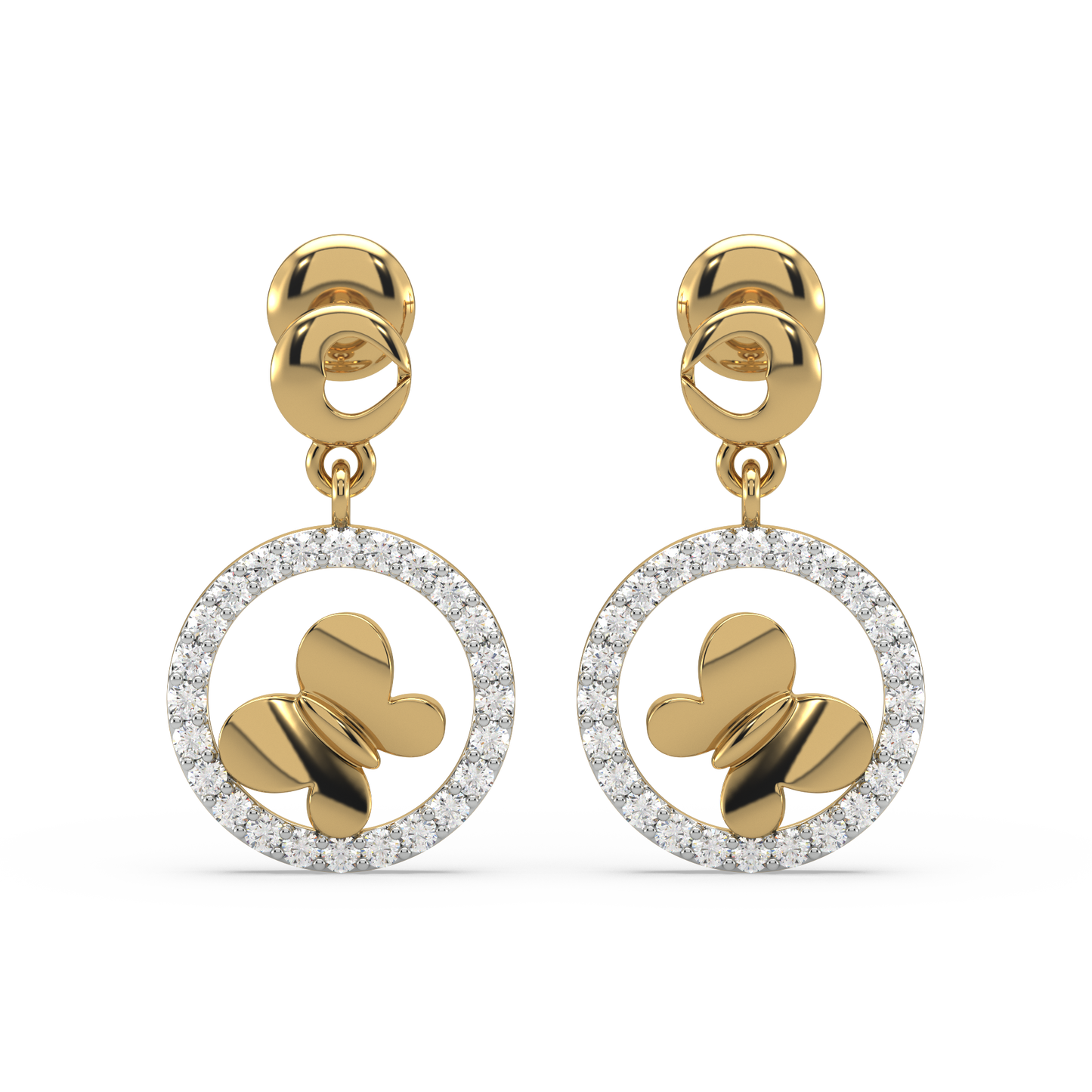 Kathryn Diamond Dangling Earrings