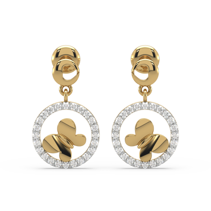 Kathryn Diamond Dangling Earrings