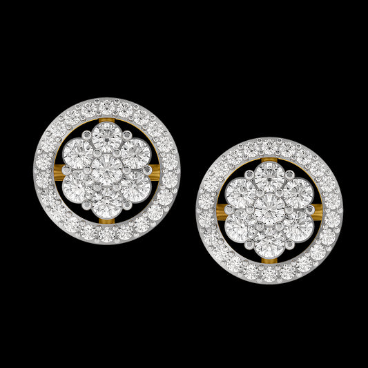 Diamond Earring for her in Yellow Gold DER22932