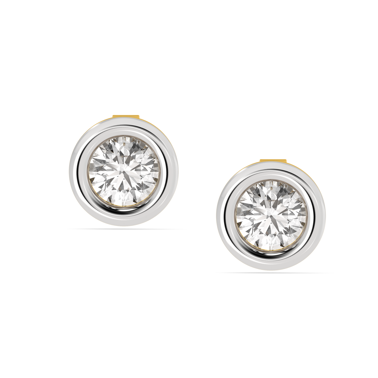 Diamond Earring for her in Yellow Gold DER22964