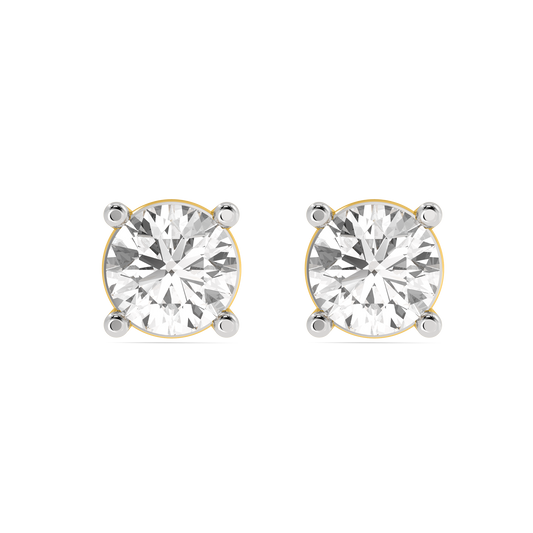 Diamond Earring for her in Yellow Gold DER22984