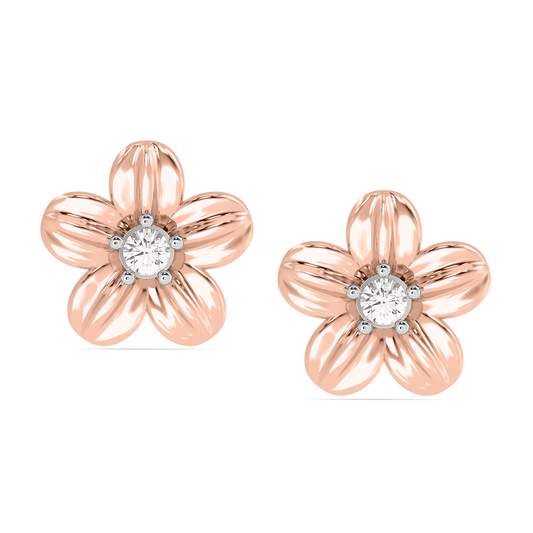 Diamond Earring for her in Rose Gold DER22990