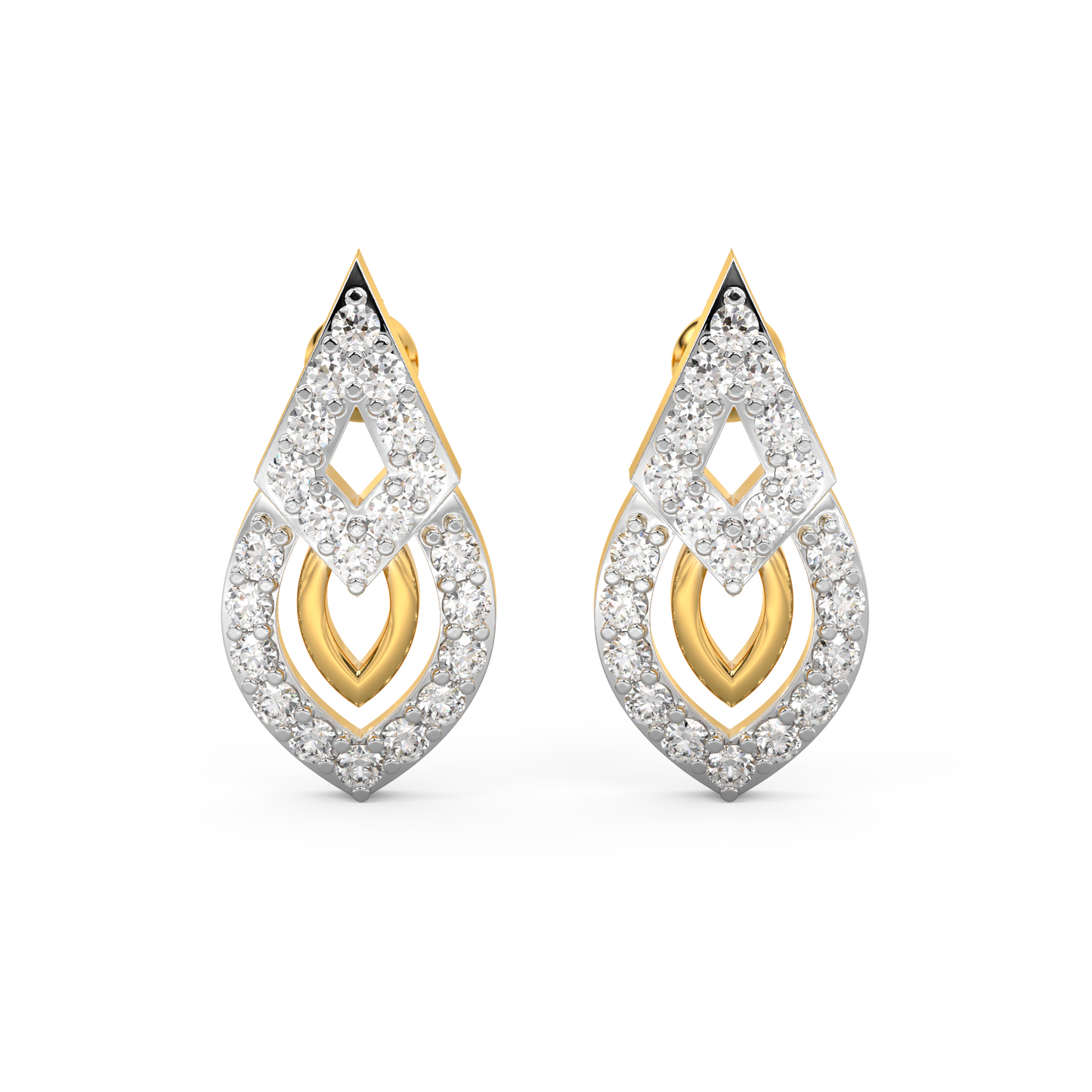 Diamond Earring for her in Rose Gold DER23135