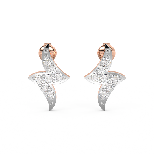 Diamond Earring for her in Rose Gold DER23282