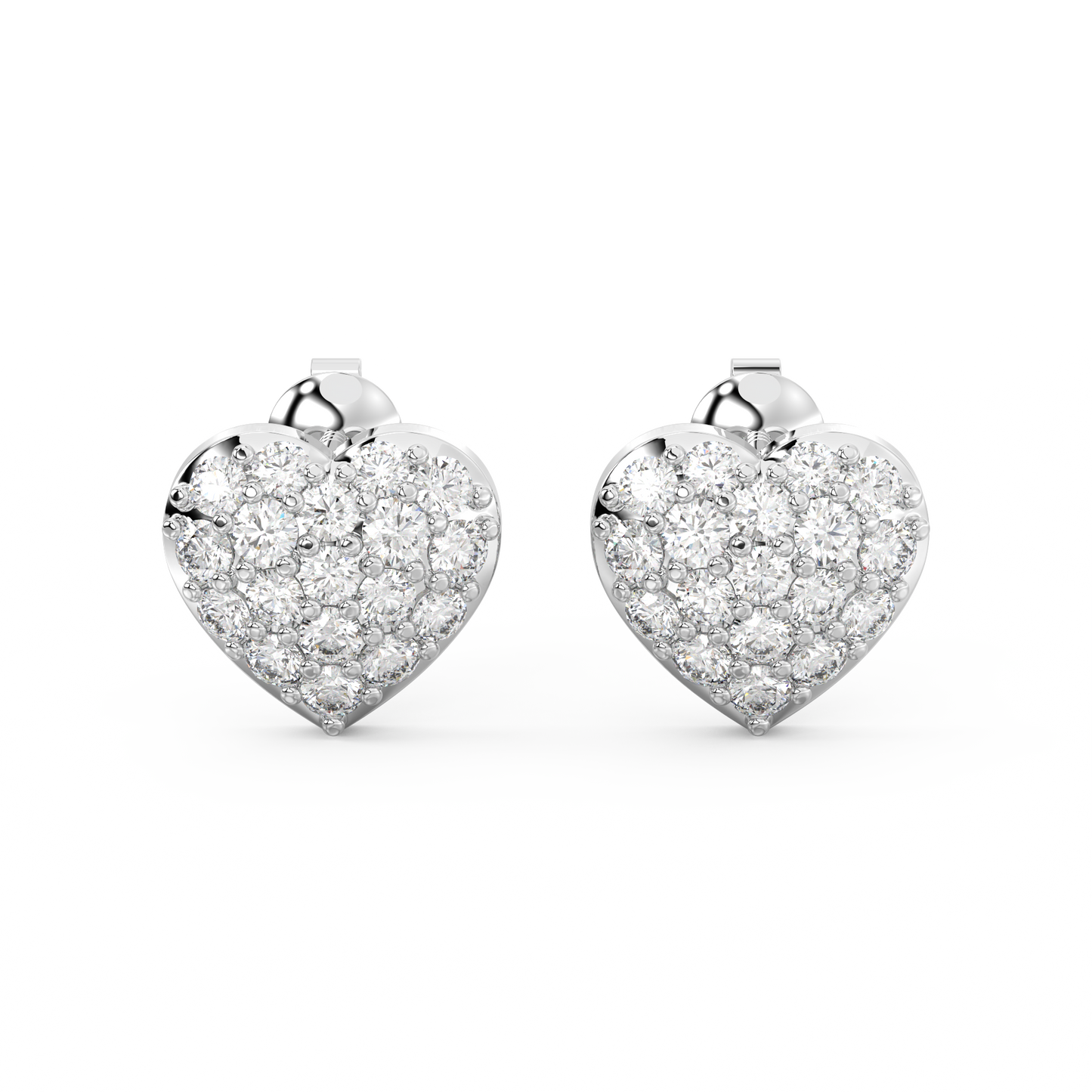 Diamond Earring for her in White Gold DER23443